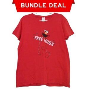 🌺 Bundle Only 🌺  Elmo Sesame Street Free Hugs T-shirt - XL